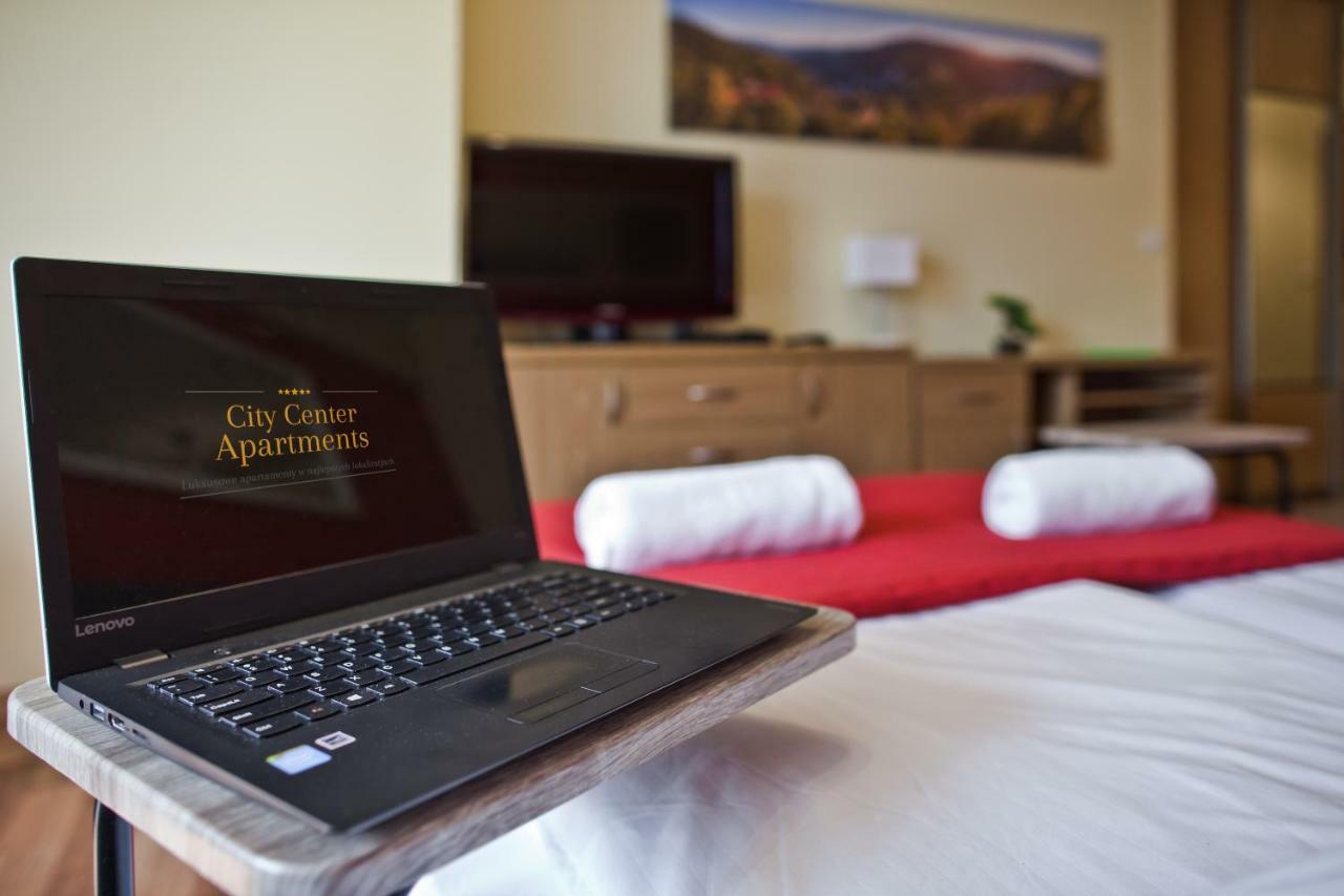 Apartament City Center Business Class Krynica Zdroj Ngoại thất bức ảnh